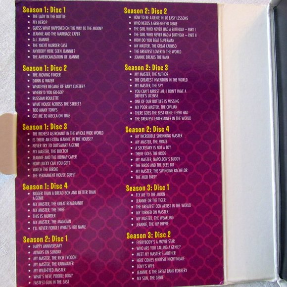 I DREAM OF JEANNIE DVDs ALL SEASONS COMPLETE TV SERIES BARBARA EDEN LARRY HAGMAN - Picture 5 of 8